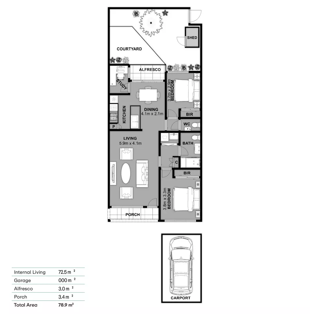 Renovated, Private Unit, Moments from Village Life