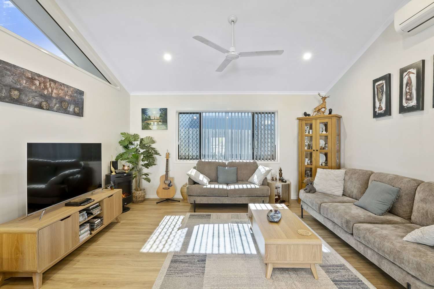 Spacious Living with Cathedral Ceilings