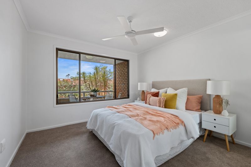 Charming one-bedroom plus study apartment surrounded by lush greenery