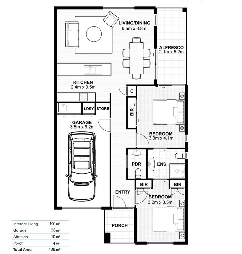 Spacious Villa with Modern Kitchen and Private Garden