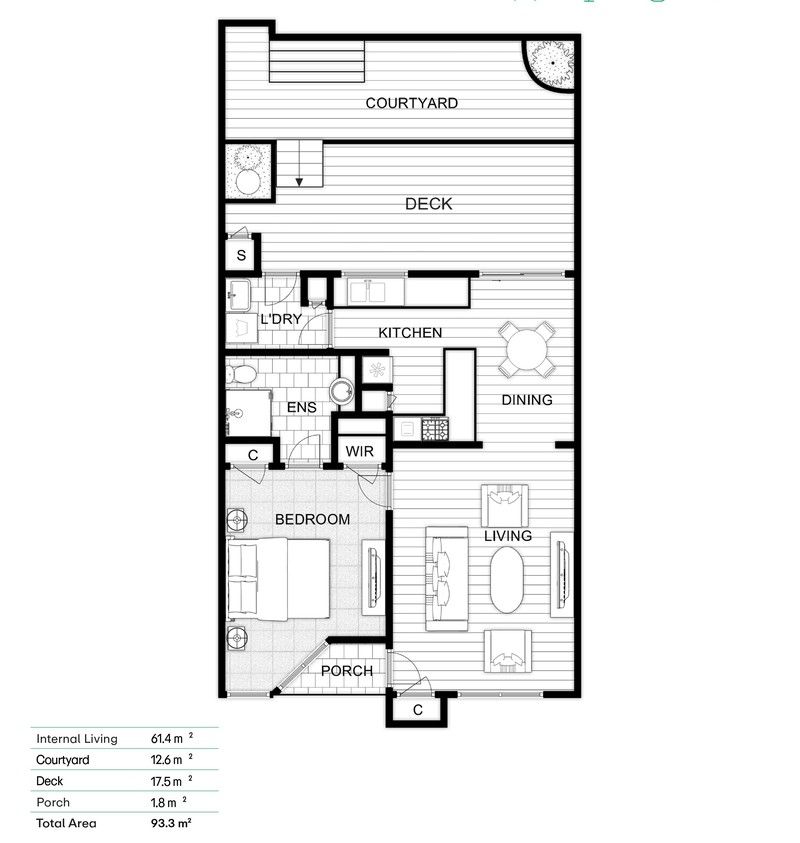 Peaceful Retreat with Garden, Deck and Spacious Garage