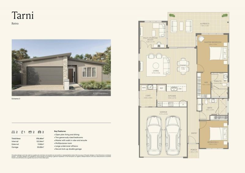 The Tarni is thoughtfully designed for easy living and effortless style.