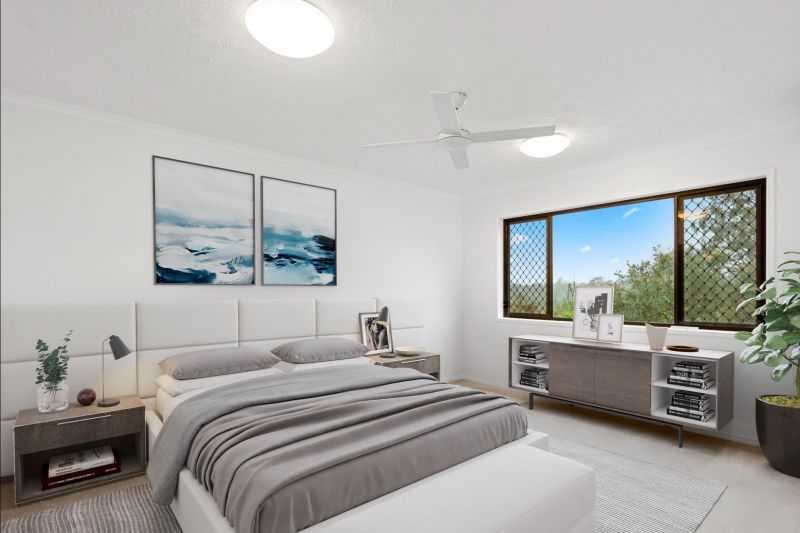 Two-bedroom apartment with spacious private patio