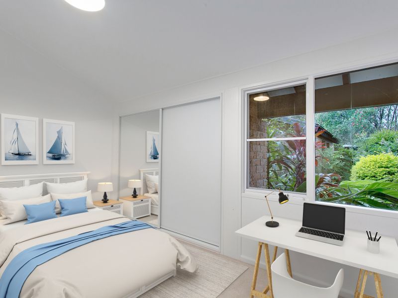 Two-bedroom villa with light & bright interiors