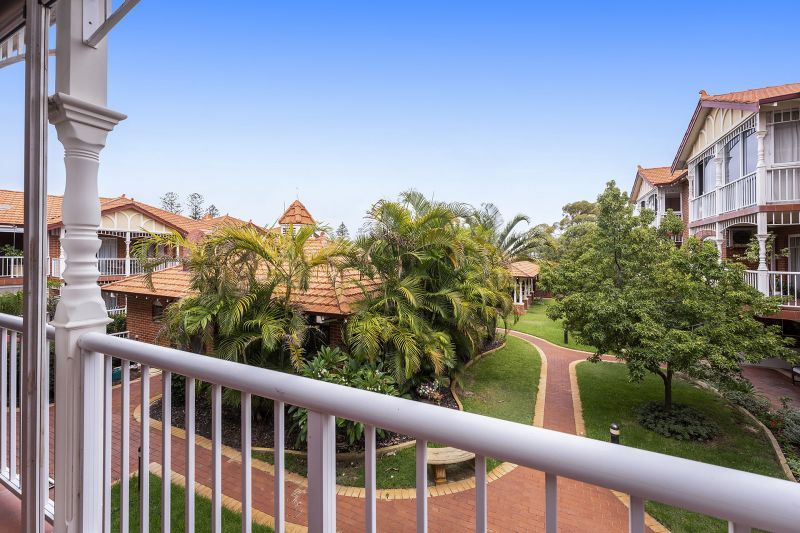 Sweeping Garden Views from the Balcony