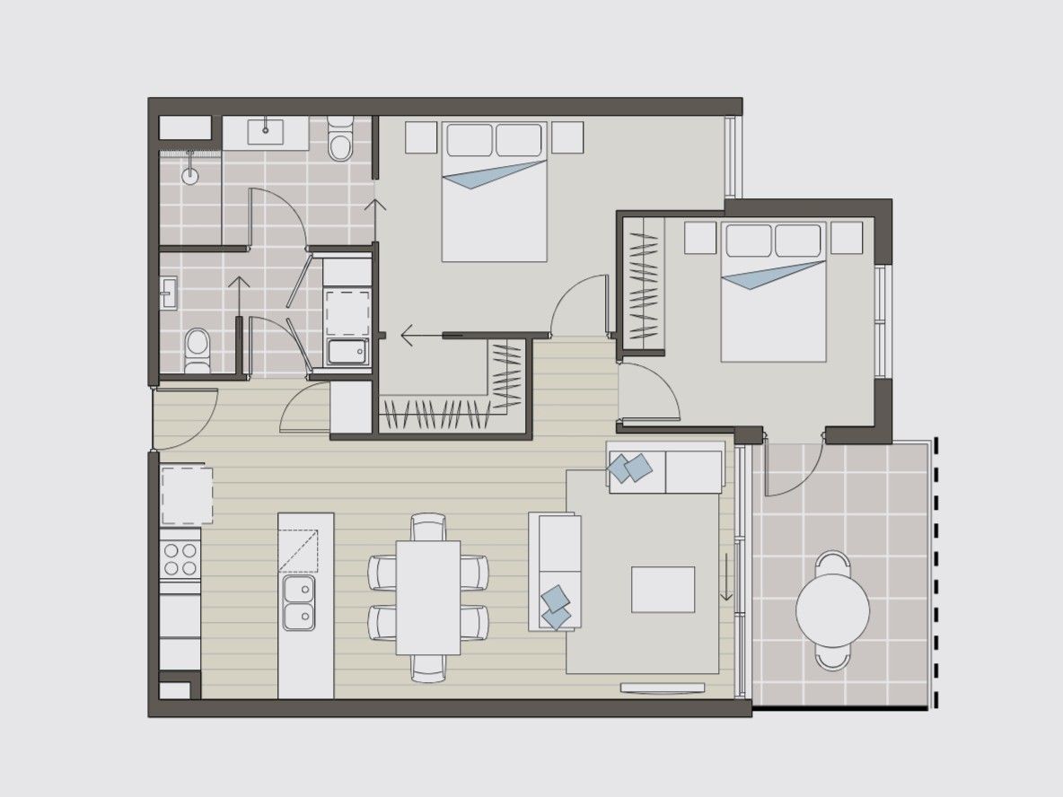 Apartment 211 at The Healey