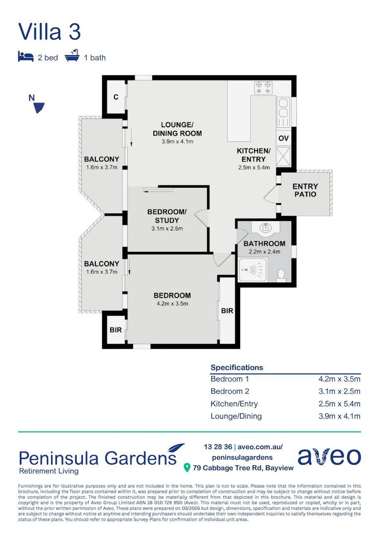 Bright accessible villa close to the amenities