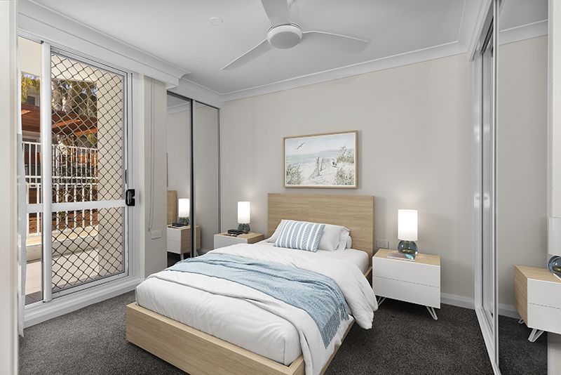 Beautifully refurbished one bedroom serviced apartment with sunny balcony.