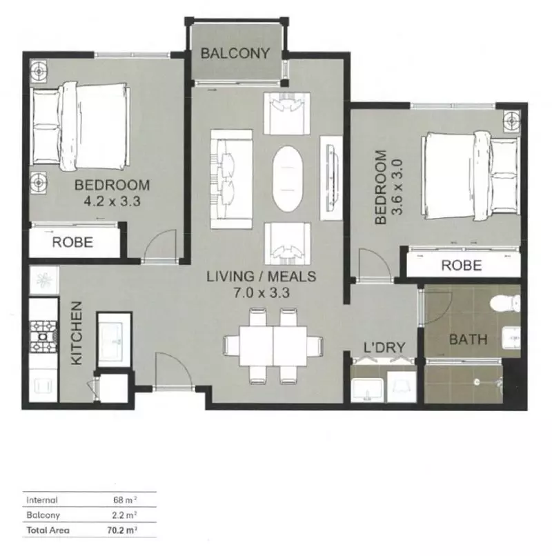 Bright, Spacious Apartment with Private Balcony in Prime Location