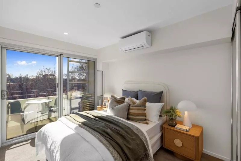 North-facing two-bedroom apartment