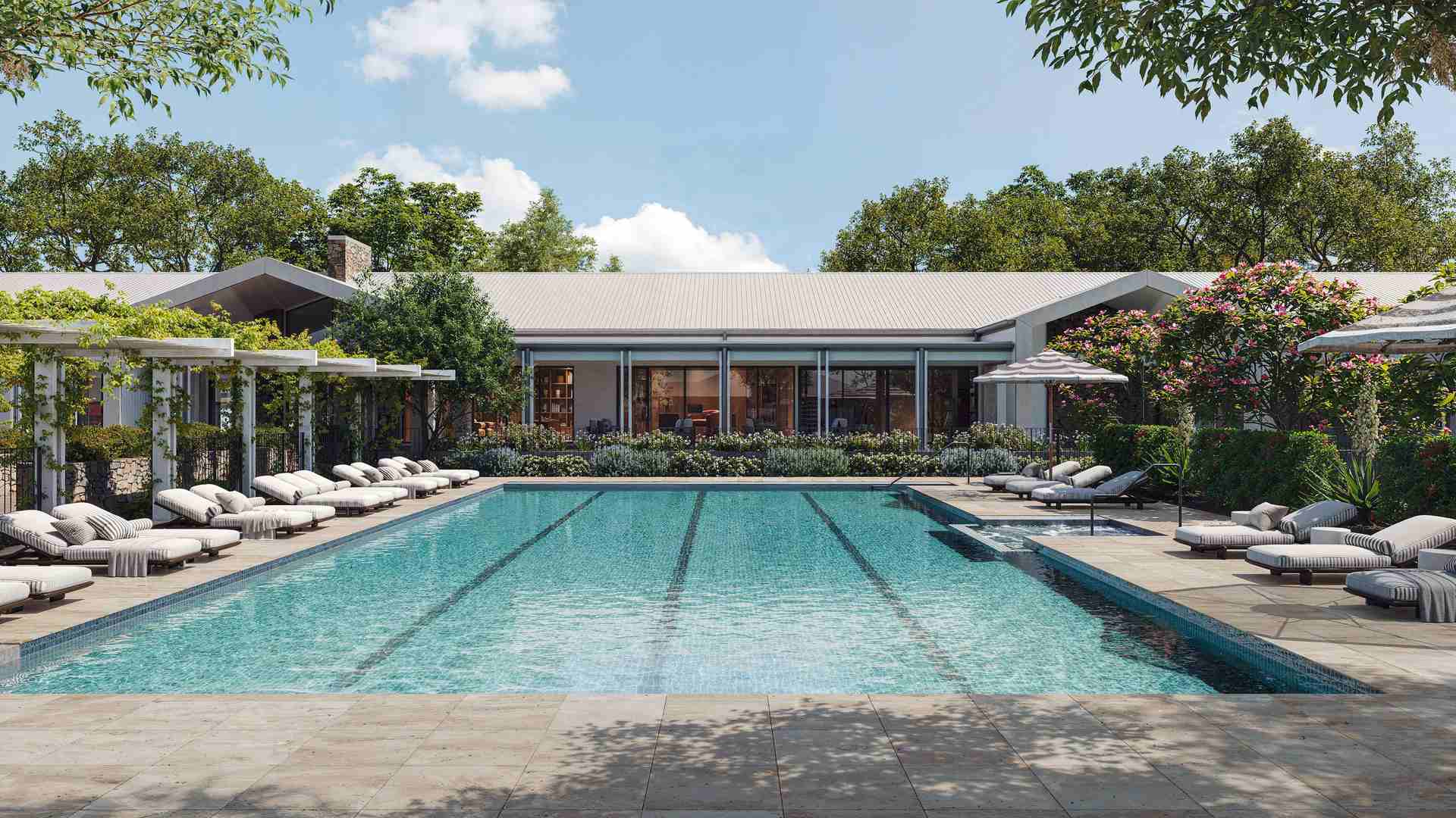 Thoughtfully designed two-bedroom, two-bathroom home with generous study and seamless flow