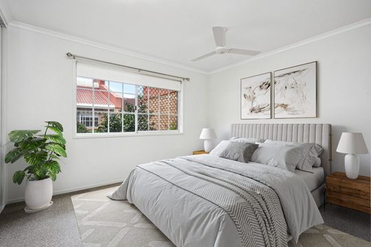 Beautiful two-Bedroom villa with sun-drenched sunroom featuring one bathroom plus a separate toilet.
