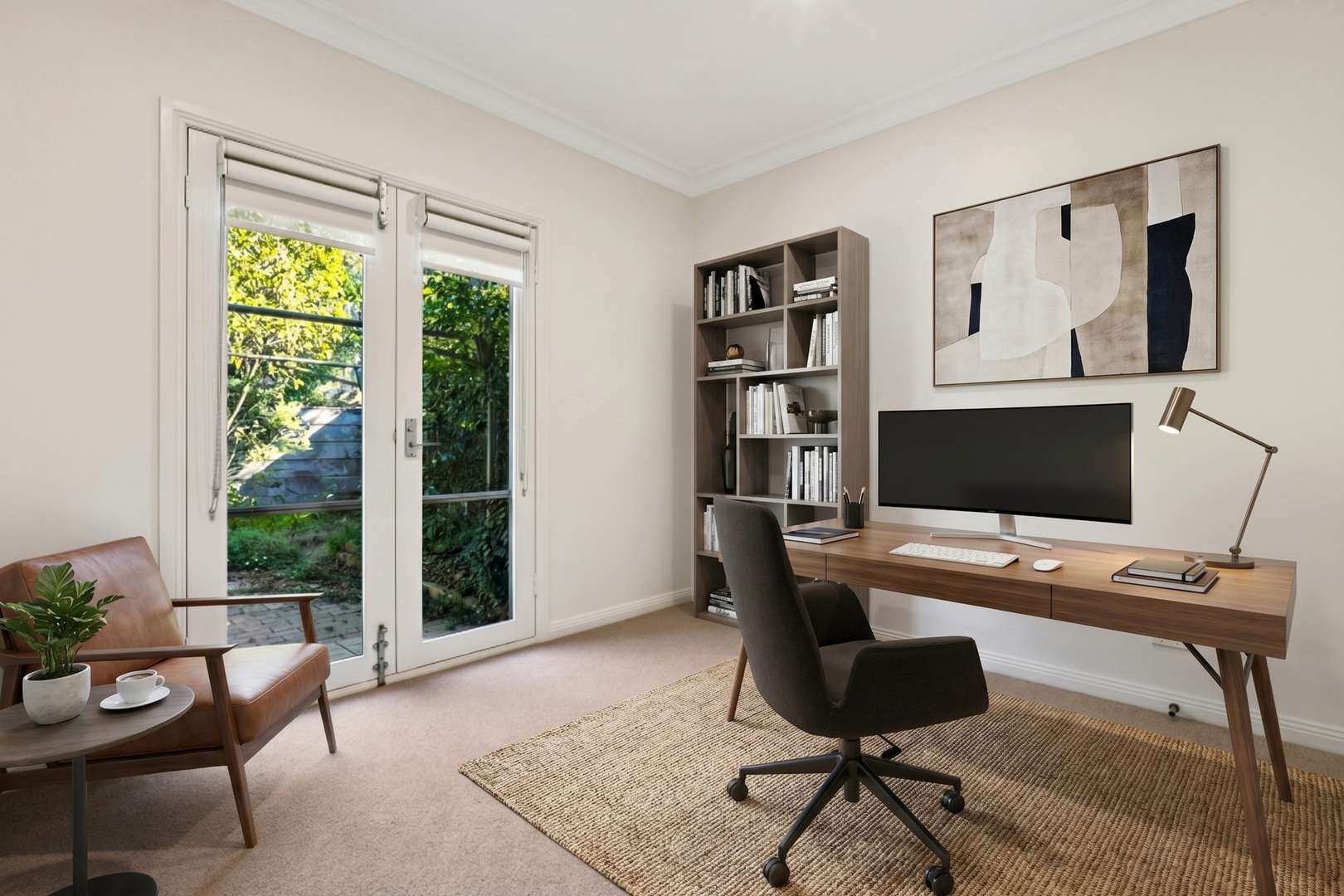 Spacious Living, Sunny Courtyard