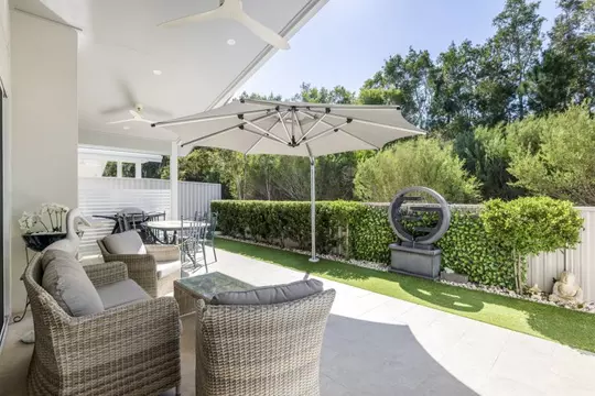 Light‑Filled Custom Home with Peaceful Greenspace Setting