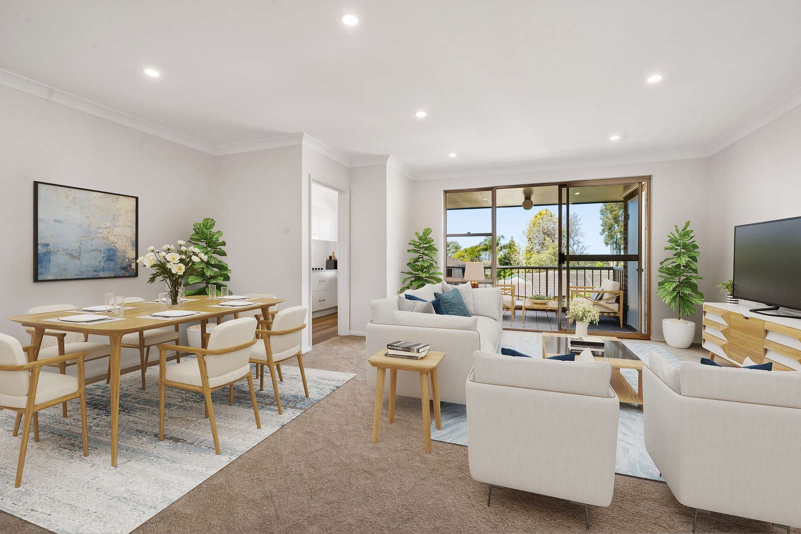 Freshly Renovated, Light-Filled Living