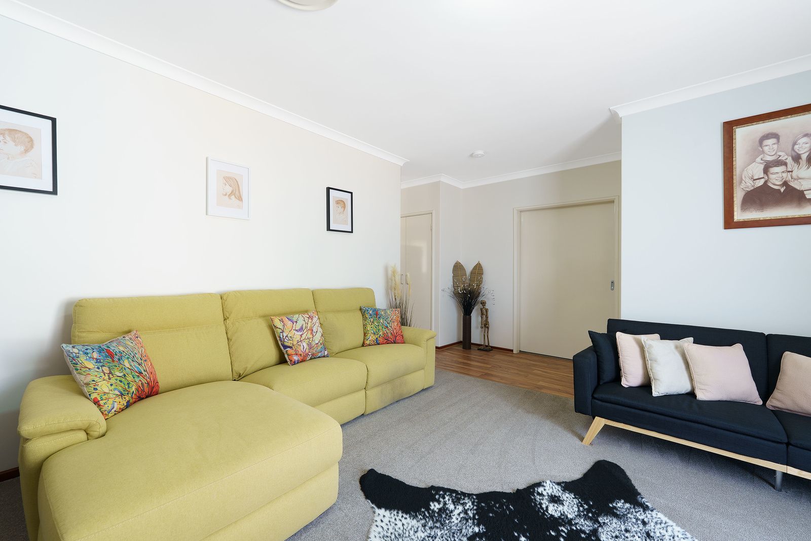 Light-filled corner home with garden views & north-facing courtyard