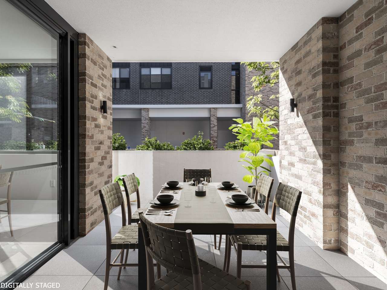 North Facing Apartment with Lush Courtyard Views