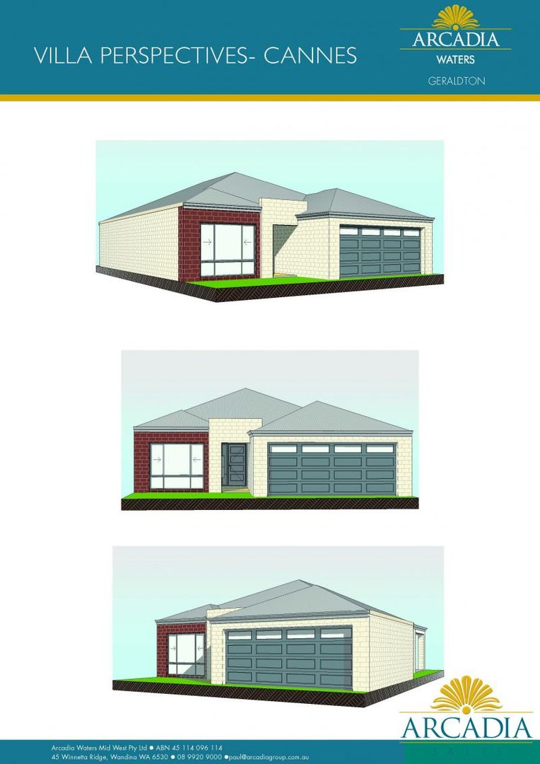 ARCADIA WATERS GERALDTON - New 'CANNES' Design in Stage 3