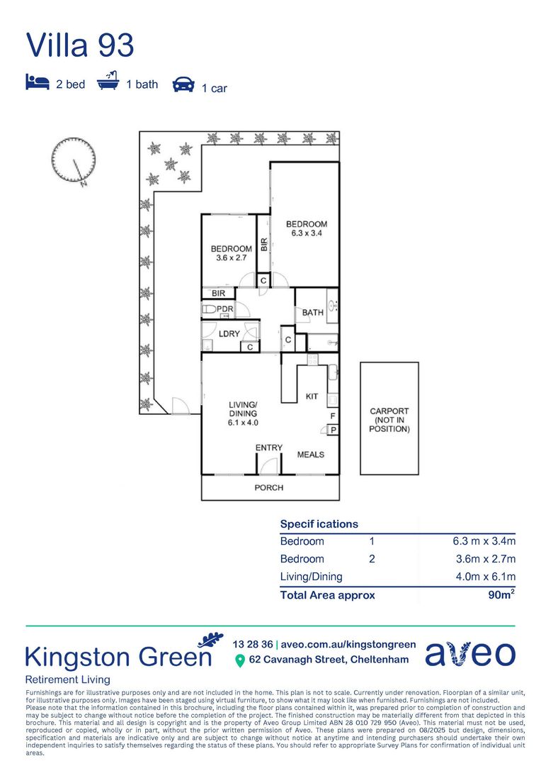 Two-Bedroom Villa in a Peaceful Location
