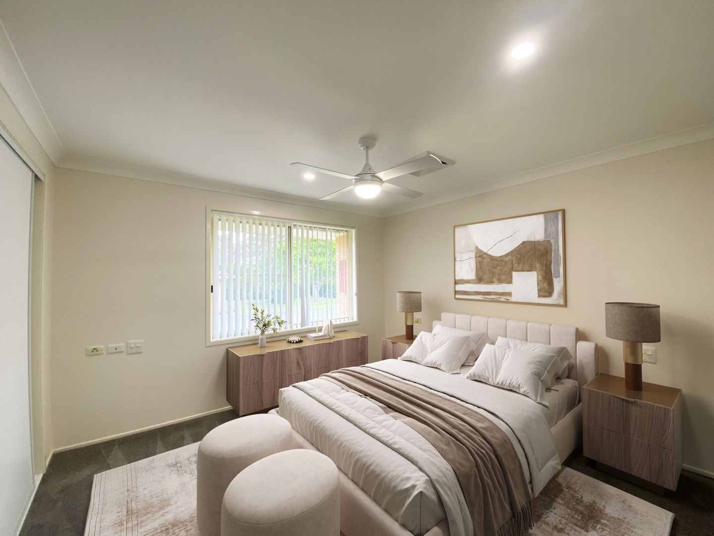 Freshly Updated 2 Bedroom Villa