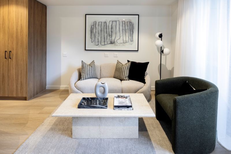Ground-floor 2-bedroom apartment with private courtyard
