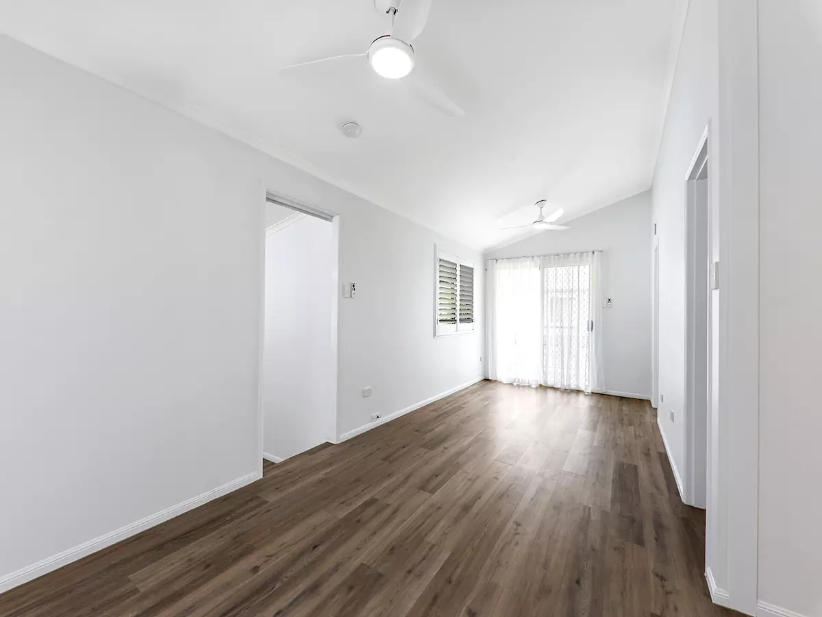 Pacific Palms Village - NEWLY Renovated Villa - Back Deck - SOLD