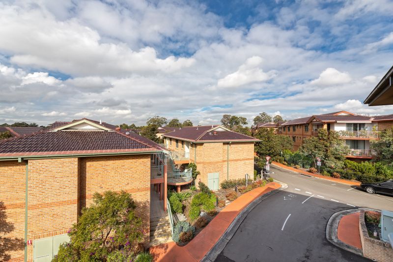 Enjoying lovely village and district views from a sunny north-east corner position