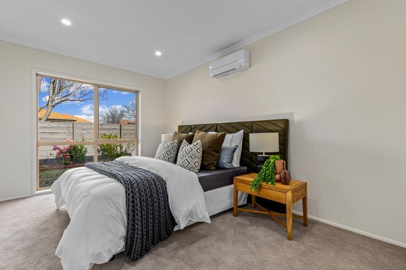 Rare north-facing corner home with garden views