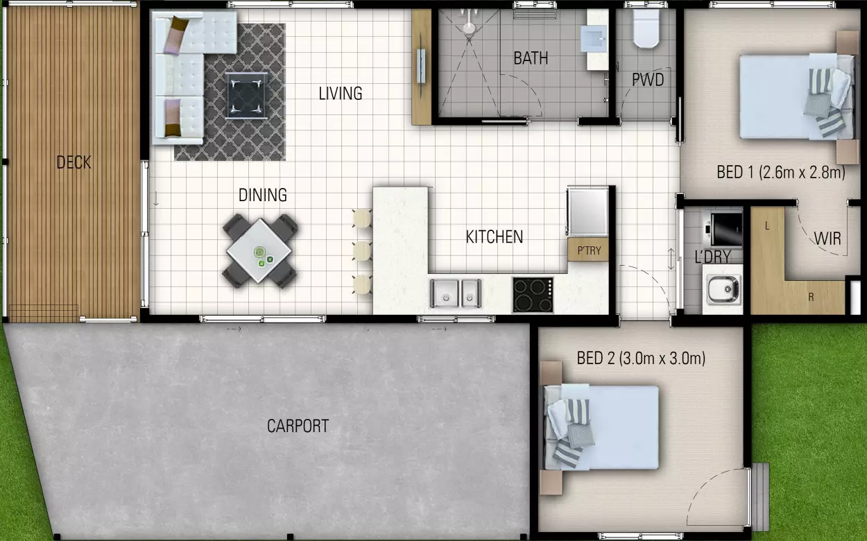 Portland Tourist Park - New Home for Sale - The Sandpiper