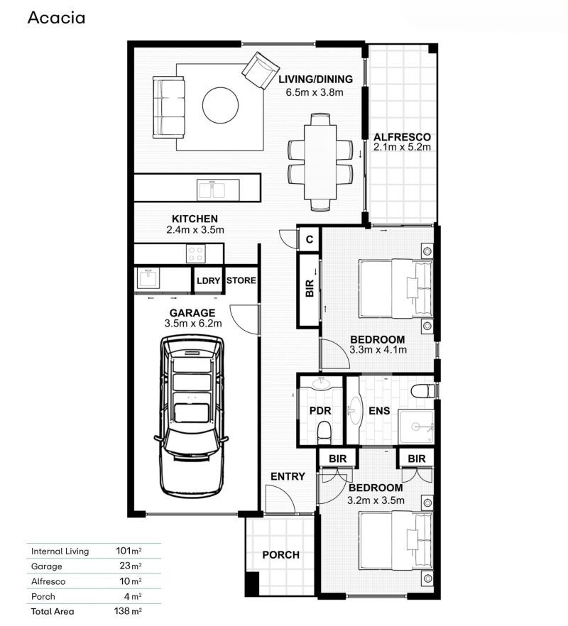 Corner Villa with Private Courtyard