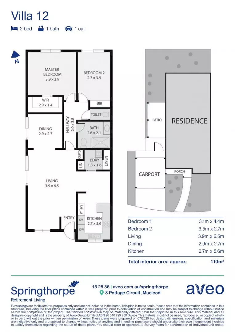 Discover serene living in this fully upgraded two-bedroom villa