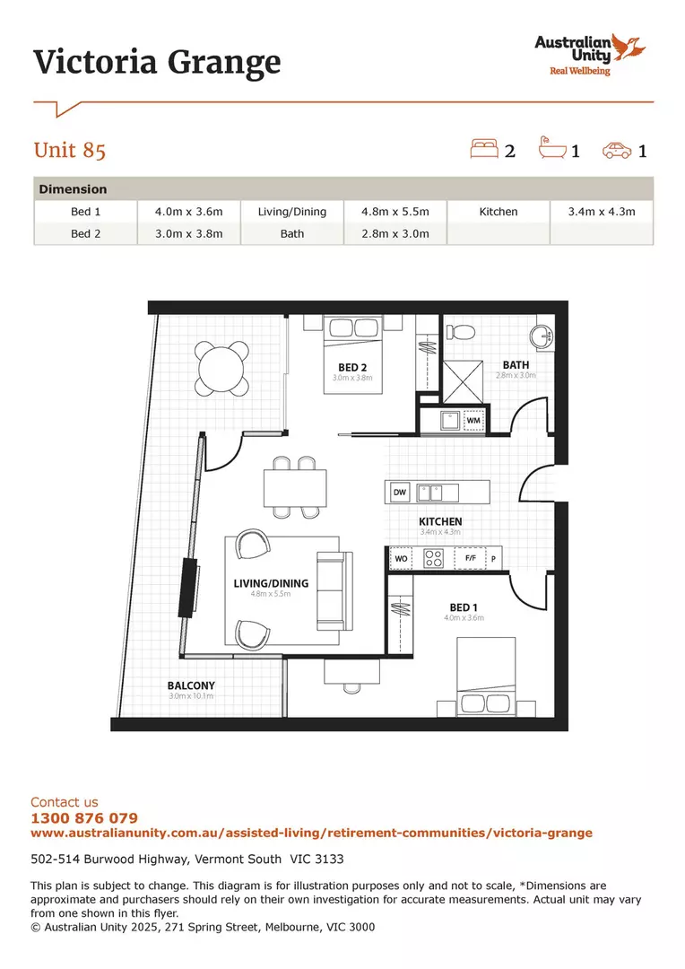 Stylish Retirement Living that perfectly balances comfort, convenience, and style.