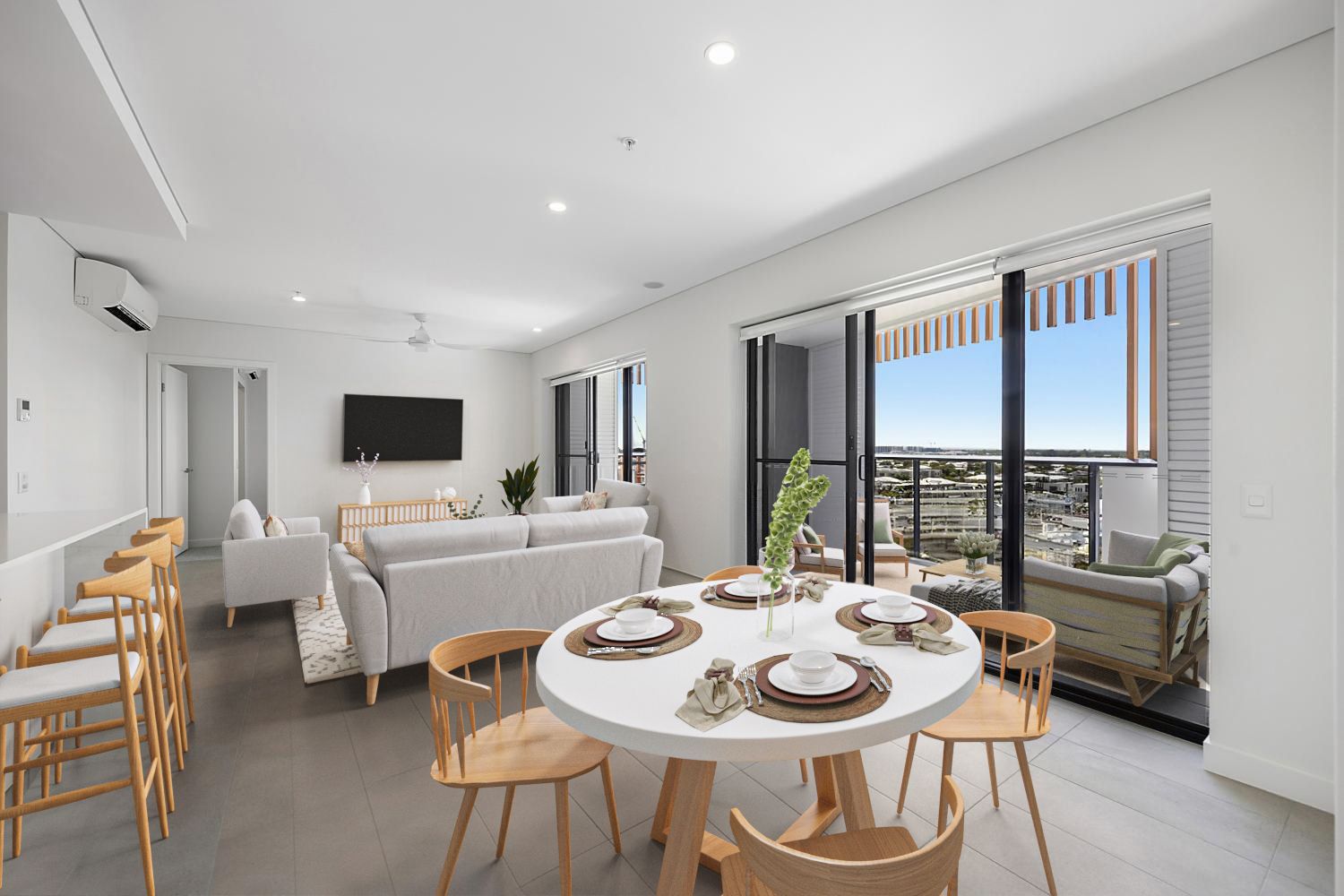 Penthouse Living with Sweeping Water Views