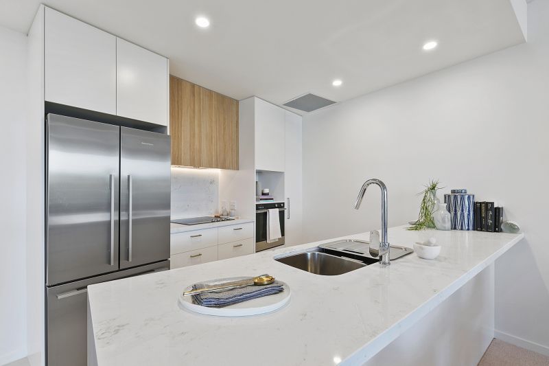 Luxurious two-bedroom with study nook