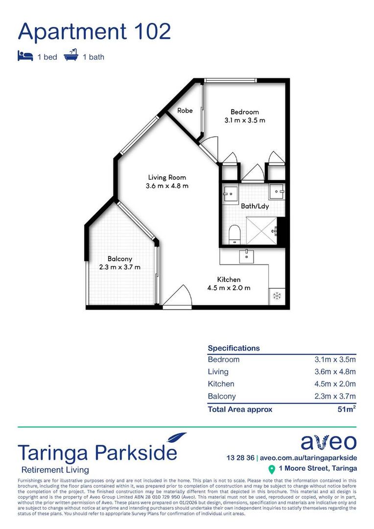 Beautifully designed serviced apartment