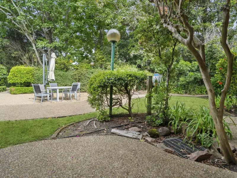 Ground floor one-bedroom apartment with private garden terraces