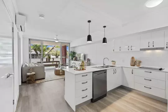 Relaxed bayside living in a two-bedroom apartment