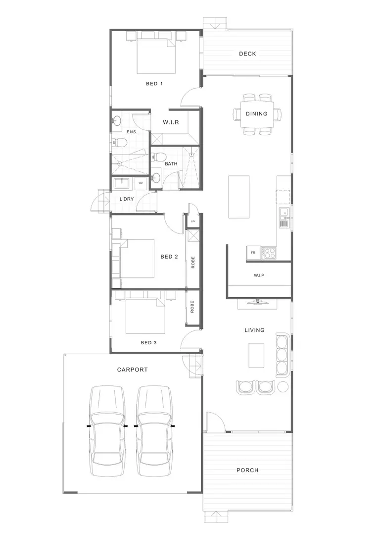 The Ellis is designed to maximise living space offering distinct areas for relaxation and entertaining - Lot 38.