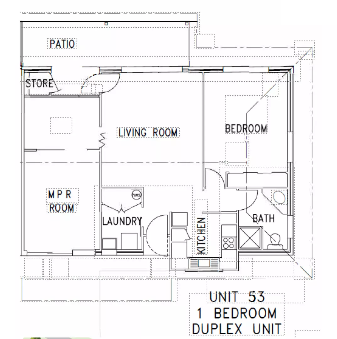 Lovely 1 bedroom undergoing renovation - Unit 53 at Rotary Garden Village