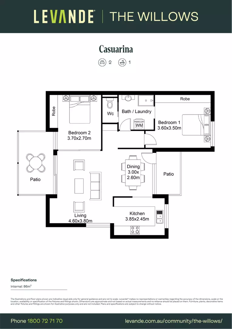 Two Bedroom | Unit 240