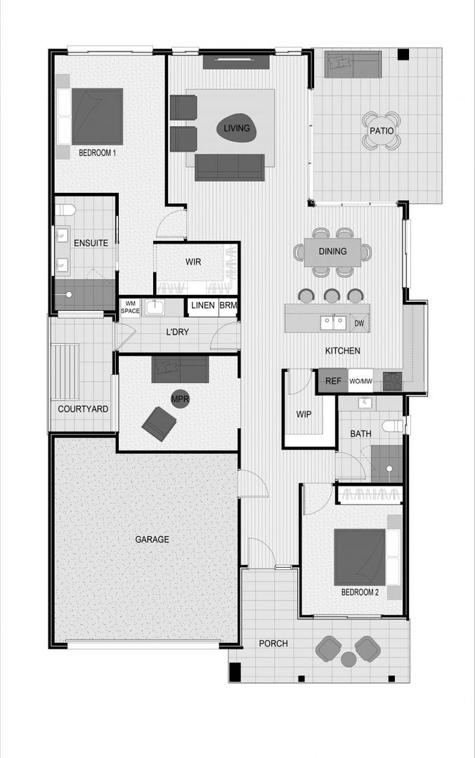 Luxury Monterey Skillion Facade