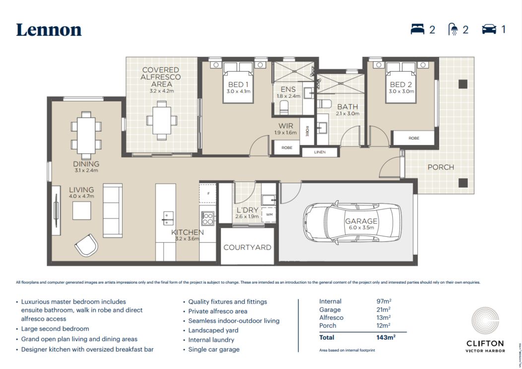 The Lennon at Clifton Victor Harbor