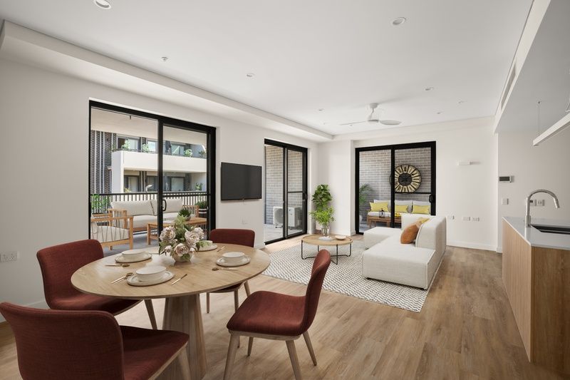  Spacious Retirement Living with Dual Balconies