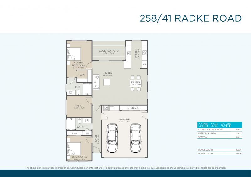 Modern, Spacious Delight!