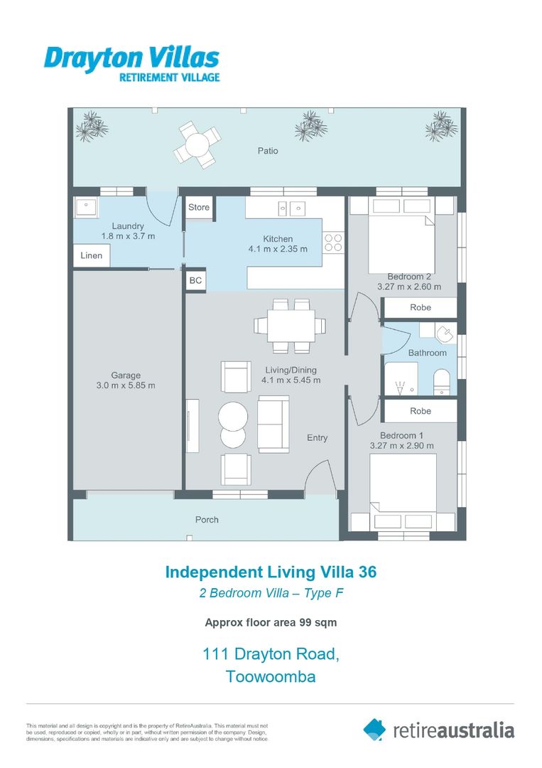 Downsize without compromise! Spacious, stylish and fantastically located.