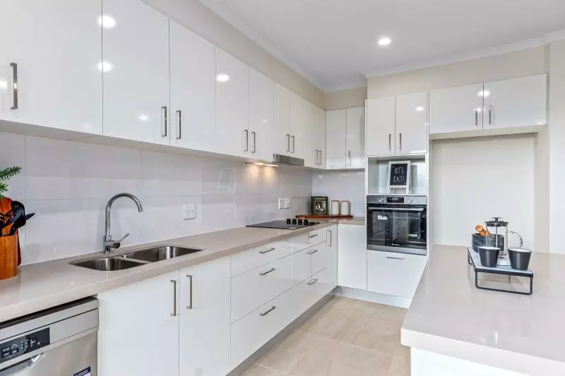 Rare north-facing corner home with garden views