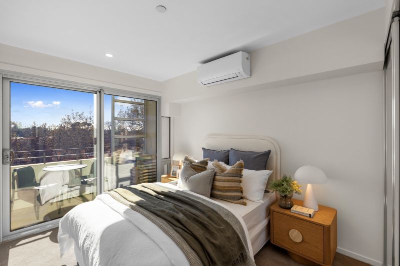 North-facing two-bedroom apartment