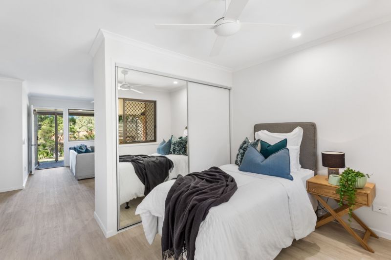 Tranquil studio nestled in lush greenery