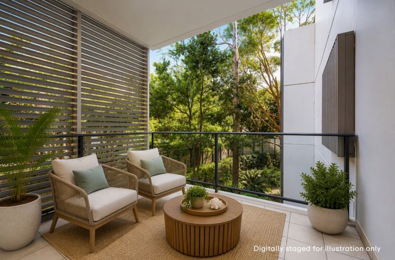 Light-Filled Beachside Apartment with North-Facing Balcony