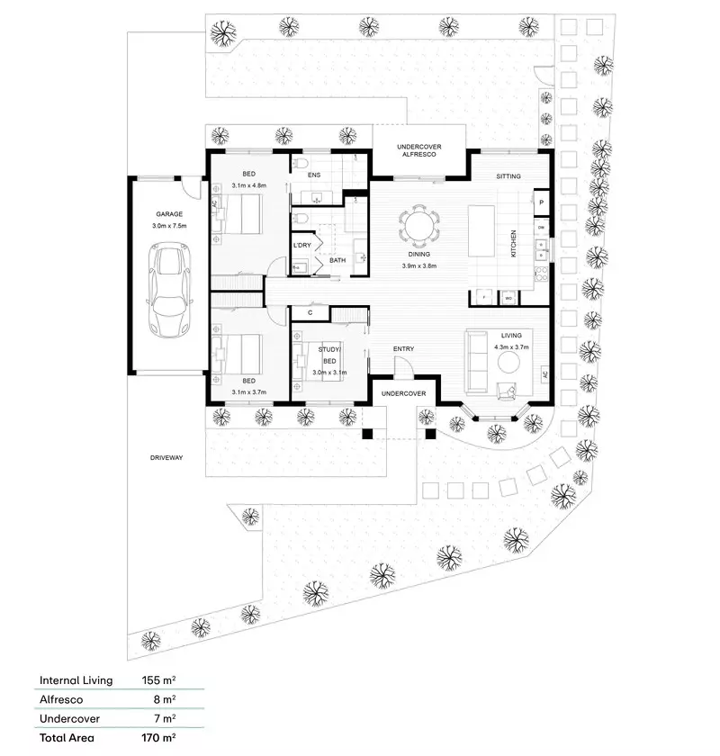 Modern Living, Peaceful Setting